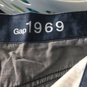 GSP dark wash 1969 shorts at the knees